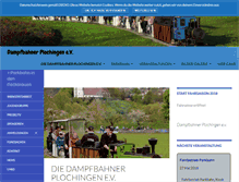 Tablet Screenshot of dampfbahner.org
